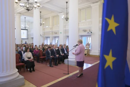 Uczestnicy konferencji na temat cyberbezpieczeństwa