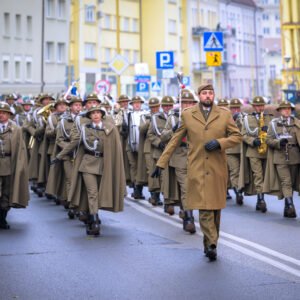 Uczestnicy obchodów Narodowego Święta Niepodległości w Rzeszowie