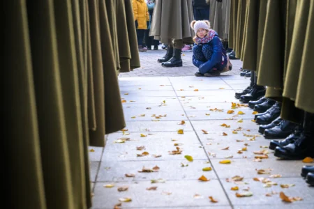 Uczestnicy obchodów Narodowego Święta Niepodległości w Rzeszowie