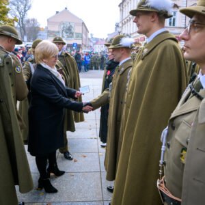 Uczestnicy obchodów Narodowego Święta Niepodległości w Rzeszowie