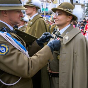 Uczestnicy obchodów Narodowego Święta Niepodległości w Rzeszowie