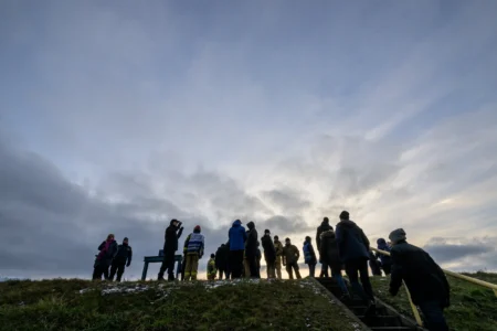 Uczestnicy posiedzenia Powiatowego Zespołu Zarządzania Kryzysowego i ćwiczeń w Tarnobrzegu
