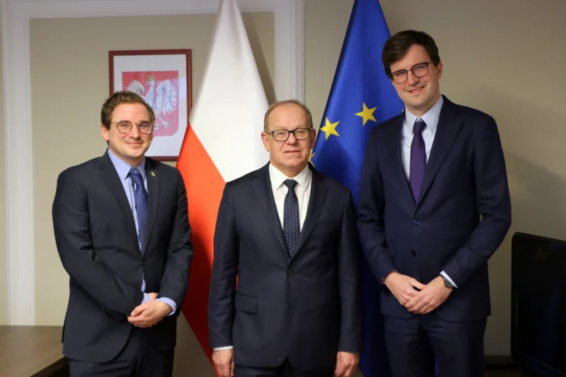 I wicewojewoda Wiesław Buż podczas spotkania z przedstawicielami Flandrii