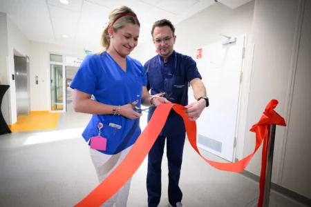 Uczestnicy otwarcia Podkarpackiego Centrum Chorób Płuc