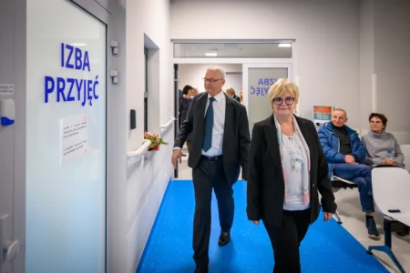 Uczestnicy otwarcia Podkarpackiego Centrum Chorób Płuc