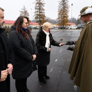 Uczestnicy obchodów Święta 1. batalionu Strzelców Podhalańskich