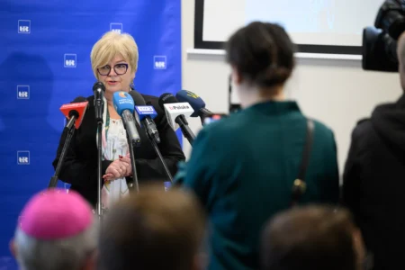 Uczestnicy otwarcia Podkarpackiego Centrum Chorób Płuc