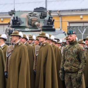 Uczestnicy obchodów Święta 1. batalionu Strzelców Podhalańskich