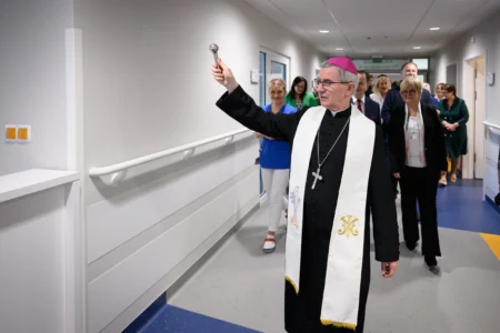 Uczestnicy otwarcia Podkarpackiego Centrum Chorób Płuc