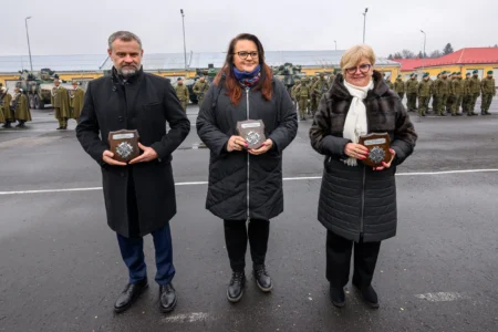 Uczestnicy obchodów Święta 1. batalionu Strzelców Podhalańskich