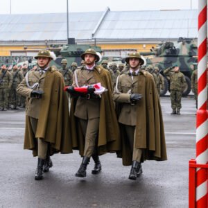 Uczestnicy obchodów Święta 1. batalionu Strzelców Podhalańskich