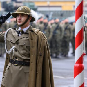 Uczestnicy obchodów Święta 1. batalionu Strzelców Podhalańskich