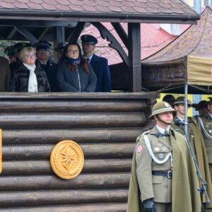 Uczestnicy obchodów Święta 1. batalionu Strzelców Podhalańskich