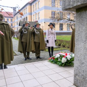 Uczestnicy obchodów Święta 1. batalionu Strzelców Podhalańskich