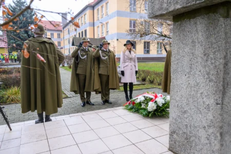 Uczestnicy obchodów Święta 1. batalionu Strzelców Podhalańskich
