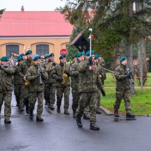 Uczestnicy obchodów Święta 1. batalionu Strzelców Podhalańskich