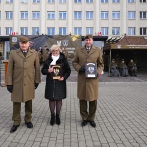 Uczestnicy przysięgi wojskowej terytorialsów