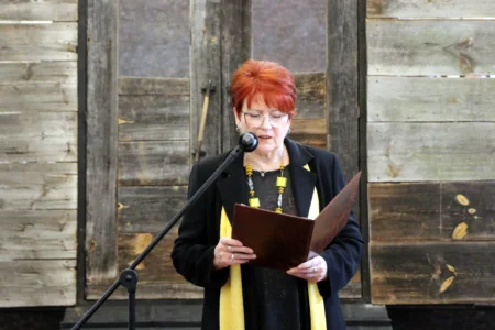 Uczestnicy spotkania wojewódzkiego upamiętniającego losy Zesłańców Sybiru