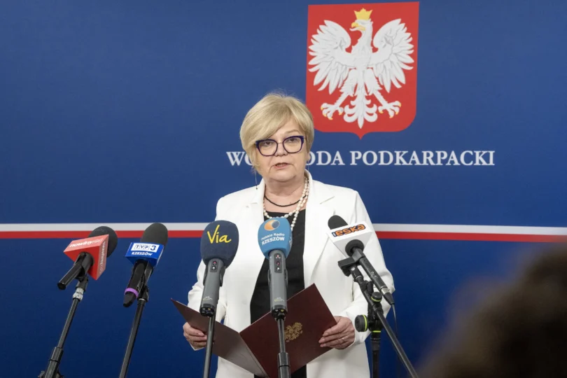 Konferencja prasowa dotycząca Rządowego Funduszu Rozwoju Dróg.