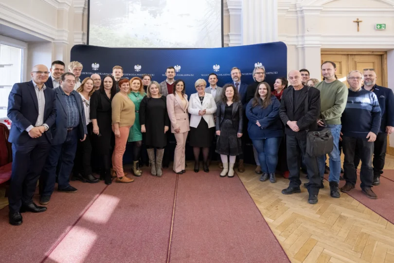 Spotkanie Wojewody Podkarpackiego z mediami.