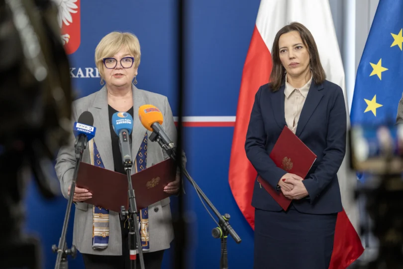 Konferencja prasowa nt. pieniędzy dla Podkarpacia z Funduszu Rozwoju Przewozów Autobusowych 2025