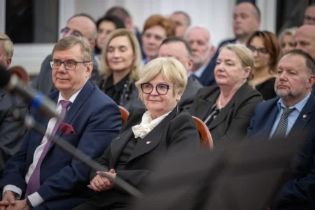 Uczestnicy koncertu z okazji objęcia przez Polskę prezydencji w Radzie UE