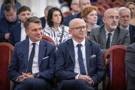 Uczestnicy koncertu z okazji objęcia przez Polskę prezydencji w Radzie UE