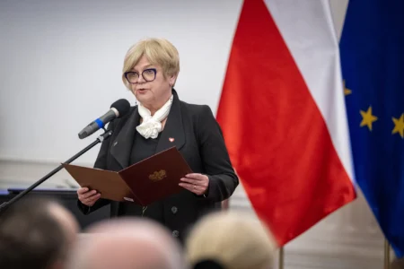 Uczestnicy koncertu z okazji objęcia przez Polskę prezydencji w Radzie UE