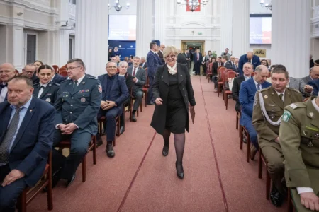 Uczestnicy koncertu z okazji objęcia przez Polskę prezydencji w Radzie UE