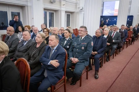 Uczestnicy koncertu z okazji objęcia przez Polskę prezydencji w Radzie UE