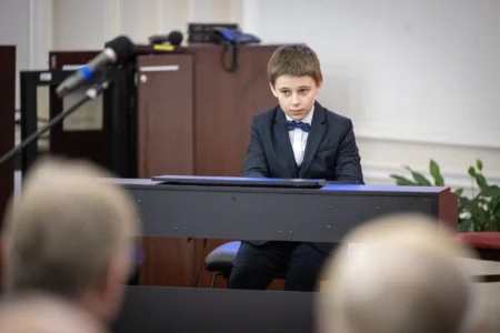 Uczestnicy koncertu z okazji objęcia przez Polskę prezydencji w Radzie UE