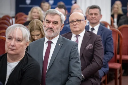 Uczestnicy koncertu z okazji objęcia przez Polskę prezydencji w Radzie UE