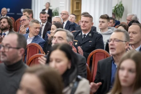 Uczestnicy koncertu z okazji objęcia przez Polskę prezydencji w Radzie UE