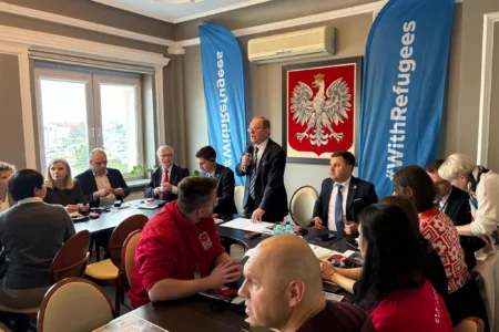 W Podkarpackim Urzędzie Wojewódzkim w Rzeszowie odbyło się dziś kolejne spotkanie w ramach Podkarpackiej Grupy Koordynacyjnej, dotyczące pomocy uchodźcom z Ukrainy.