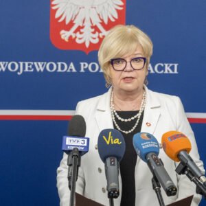 Konferencja prasowa dotycząca rozpoczynającej się kwalifikacji wojskowej.