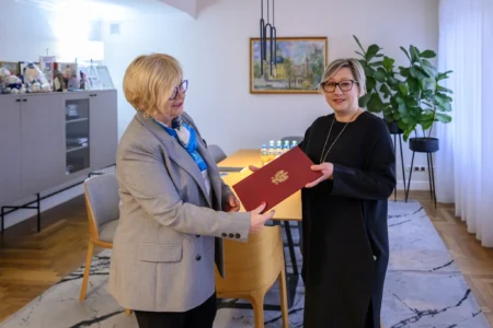 Wojewoda podkarpacki Teresa Kubas-Hul podczas powołania konsultantów wojewódzkich