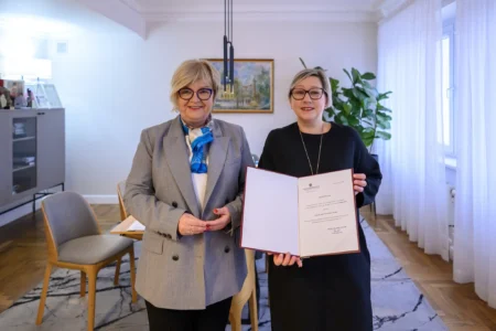 Wojewoda podkarpacki Teresa Kubas-Hul podczas powołania konsultantów wojewódzkich