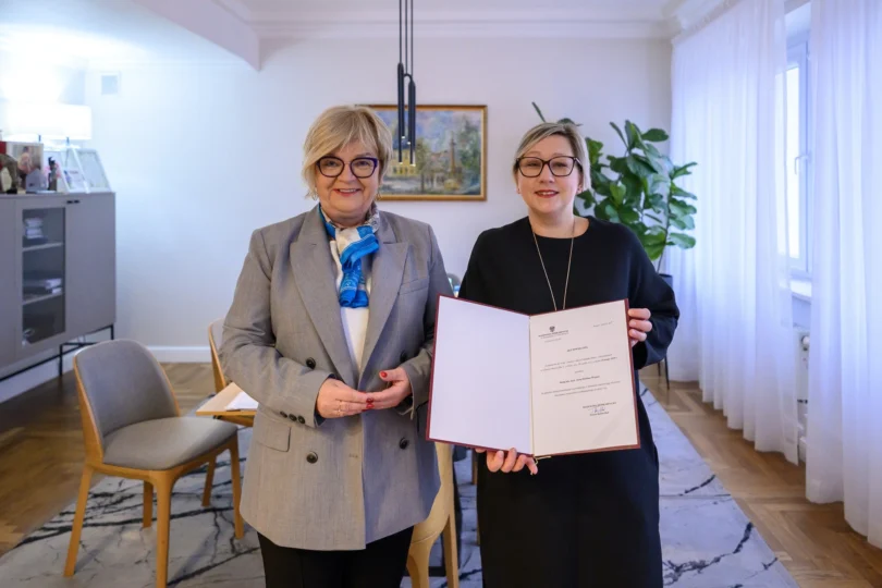 Wojewoda podkarpacki Teresa Kubas-Hul podczas powołania konsultantów wojewódzkich