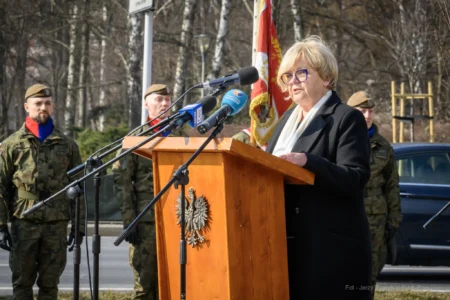 Uczestnicy obchodów Narodowego Dnia Pamięci Żołnierzy Wyklętych