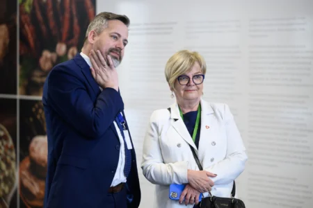 Teresa Kubas-Hul, Wojewoda Podkarpacki z Marcinem Pawlakiem, szefem rzeszowskiego oddziału TVP.