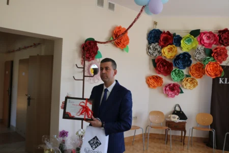 Uczestnicy spotkania w Klubie Senior+ w Tokarni