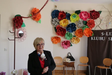Uczestnicy spotkania w Klubie Senior+ w Tokarni