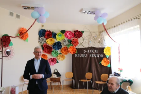 Uczestnicy spotkania w Klubie Senior+ w Tokarni