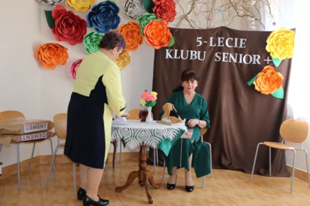 Uczestnicy spotkania w Klubie Senior+ w Tokarni