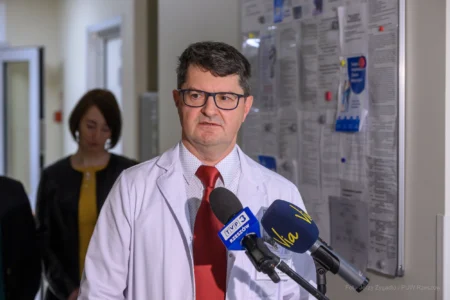 Kierownik Oddziału Urazowo-Ortopedycznego - dr n. med. Bogdan Rydzak.