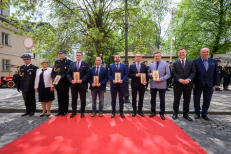 Uczestnicy uroczystości.