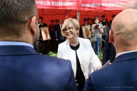 Teresa Kubas-Hul, Wojewoda Podkarpacki podczas uroczystości.