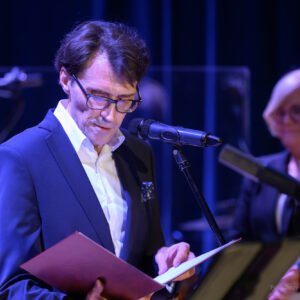 Adam Głaczyński, dziennikarz Radia Rzeszów prowadzący wydarzenie