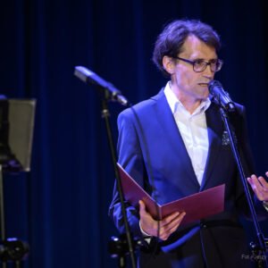 Adam Głaczyński, dziennikarz Radia Rzeszów prowadzący wydarzenie