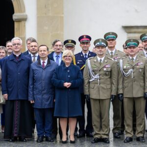 Zdjęcie przedstawia uczestników Święta Straży Granicznej